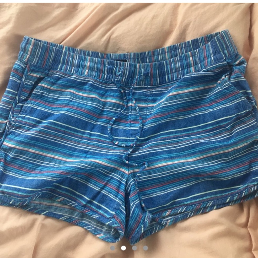 Colorful striped shorts
